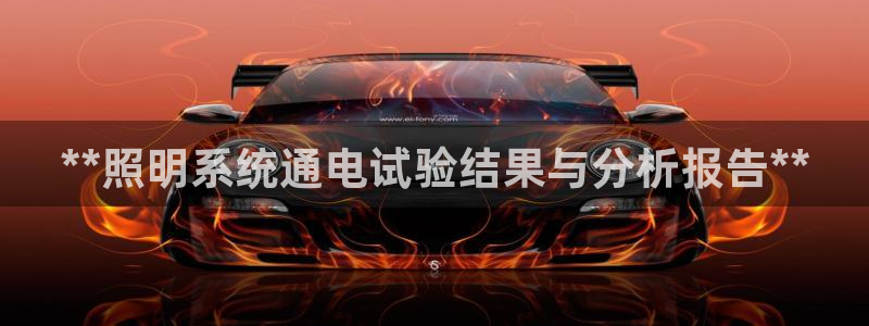 **照明系统通电试验结果与分析报告**