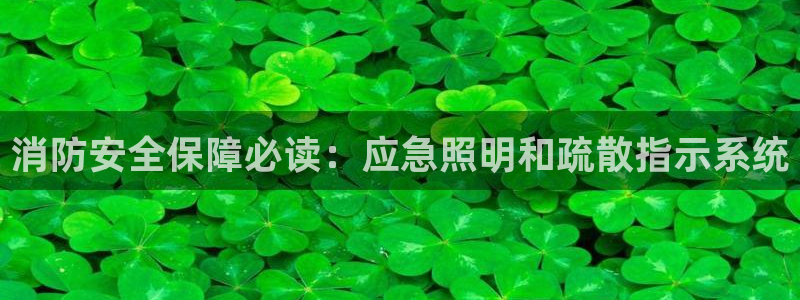 消防安全保障必读：应急照明和疏散指示系统