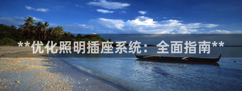 **优化照明插座系统：全面指南**