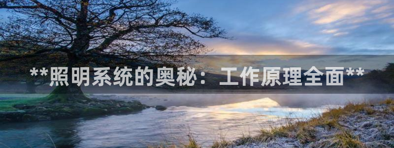 **照明系统的奥秘：工作原理全面**