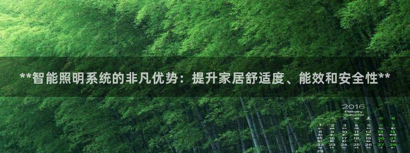 **智能照明系统的非凡优势:提升家居舒适度、能效和安全性**