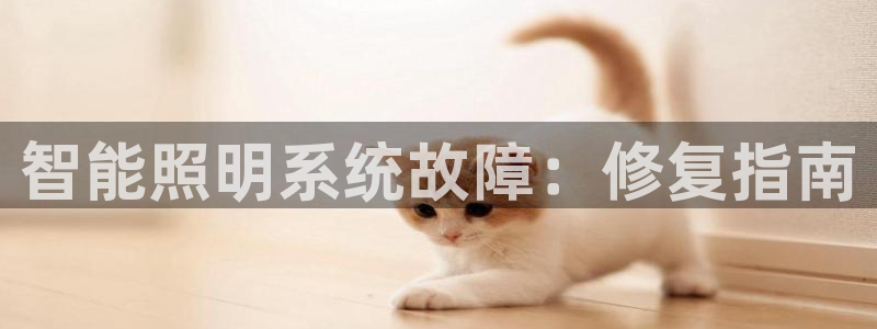 智能照明系统故障：修复指南