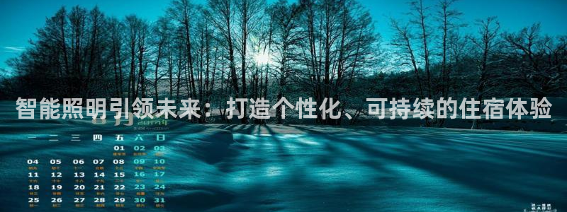 智能照明引领未来：打造个性化、可持续的住宿体验