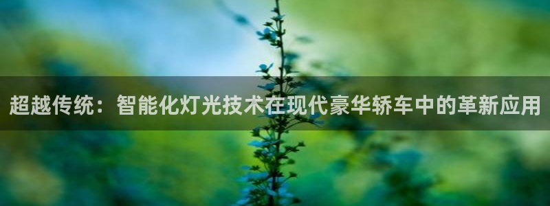 超越传统：智能化灯光技术在现代豪华轿车中的革新应用