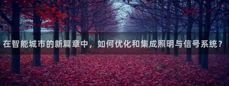 在智能城市的新篇章中，如何优化和集成照明与信号系统？