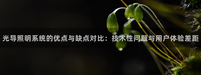 光导照明系统的优点与缺点对比：技术性问题与用户体验差距